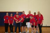 Police department dodge ball team "Yes, you do smell bacon!"