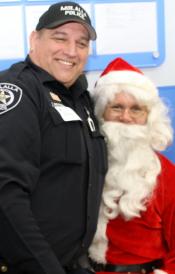 Officer Petersen and Santa