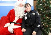 Officer Corwin and Santa